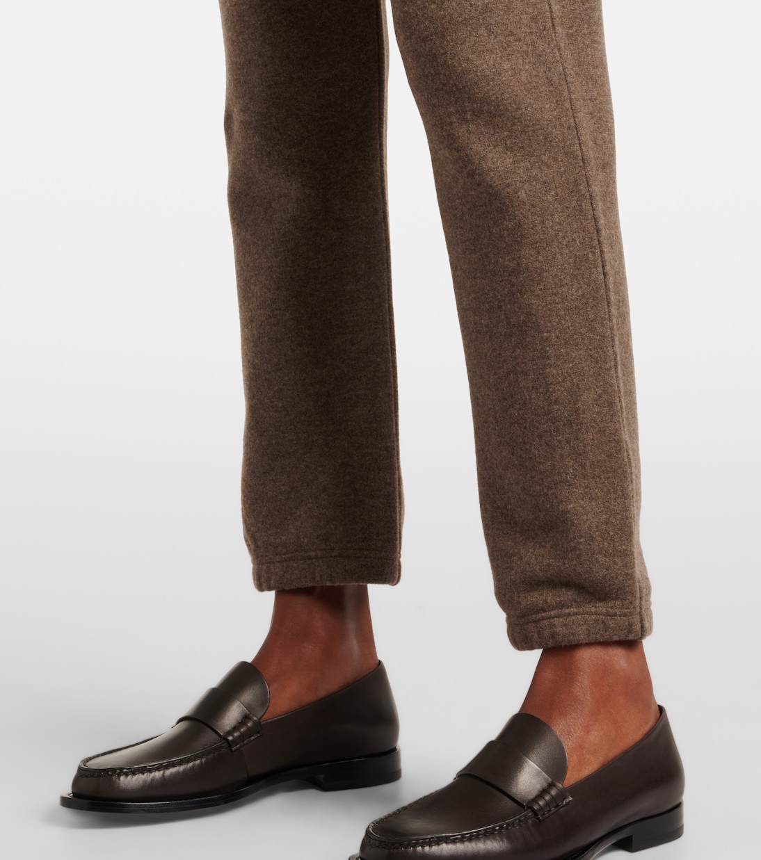 Pantalones Teo de algodón y cachemir | The Row