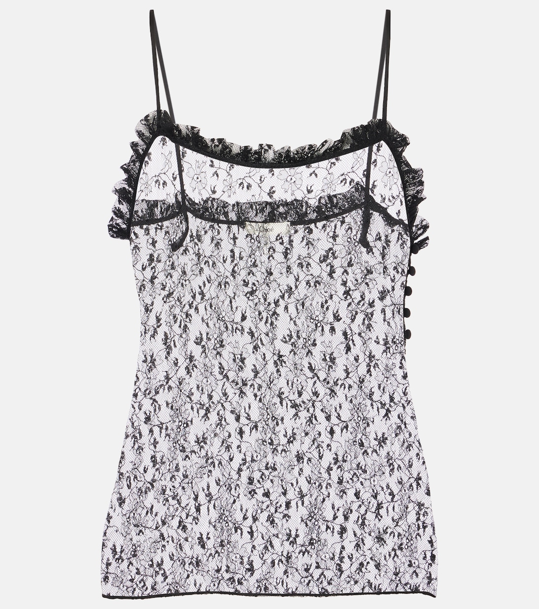 Top aus Satin | Chloé