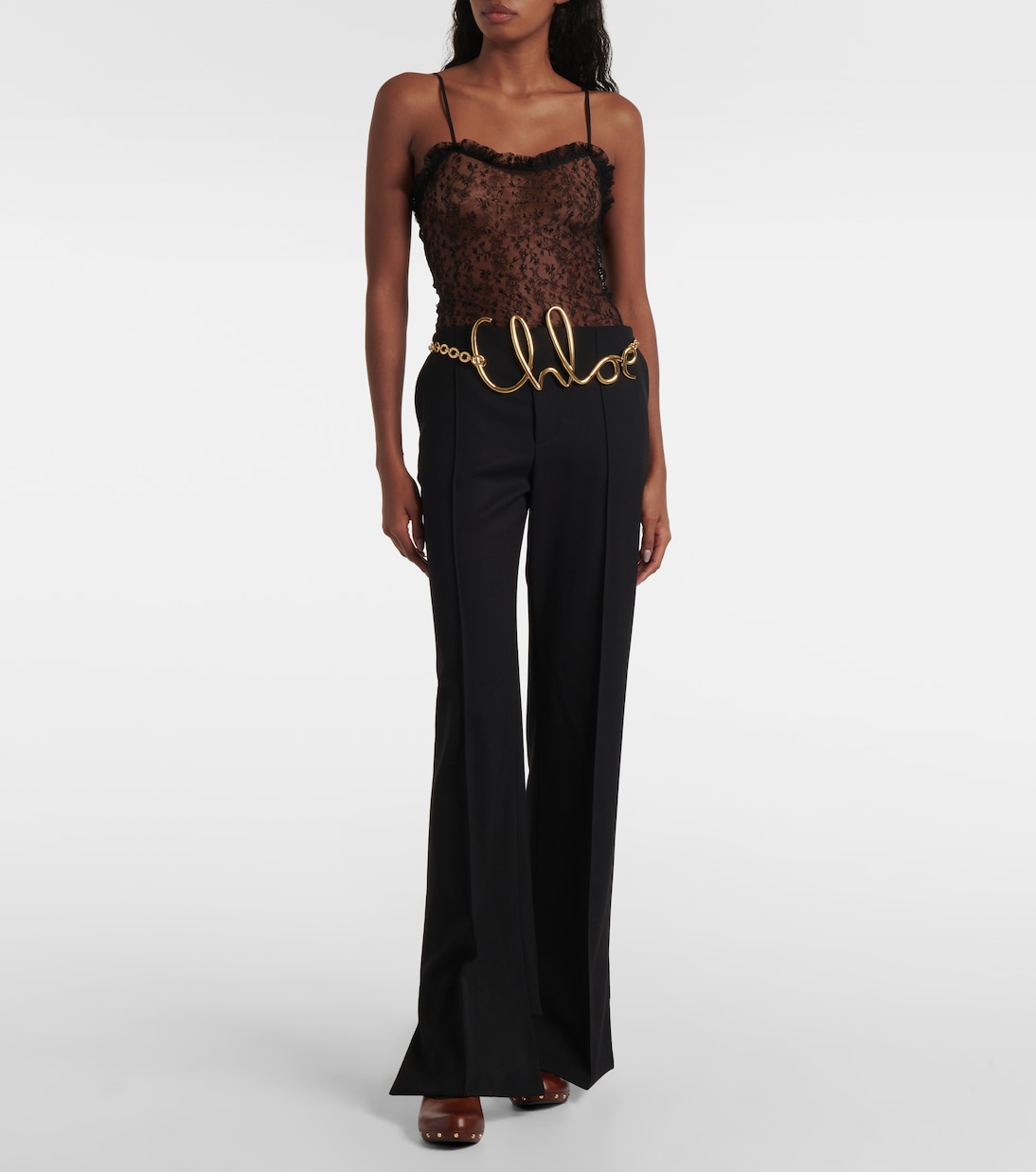 Top aus Satin | Chloé