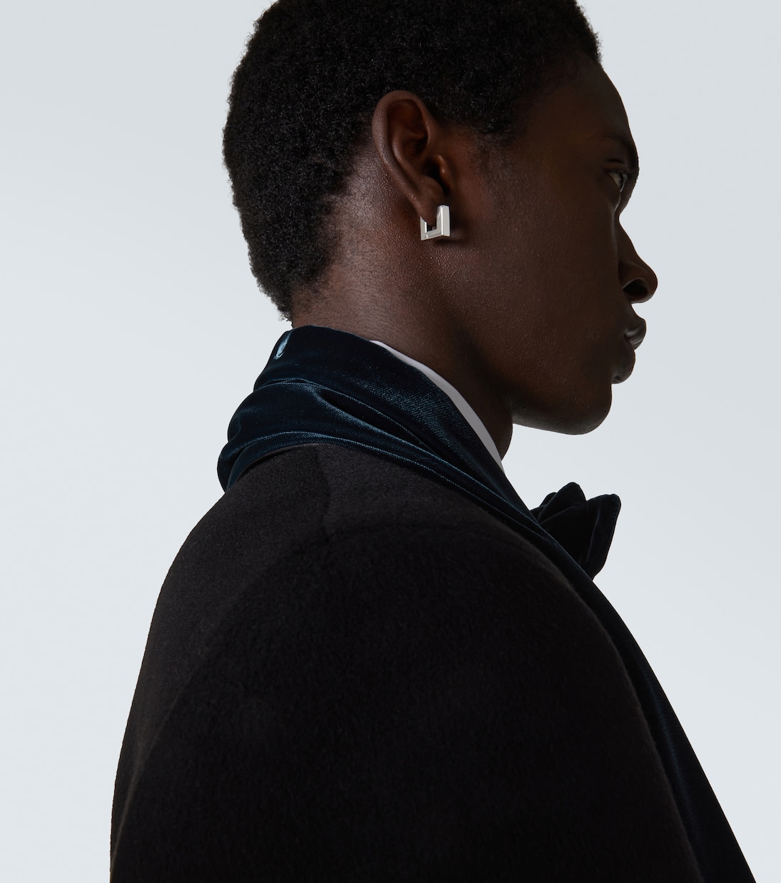 Orecchini Square Small in argento sterling | Tom Wood