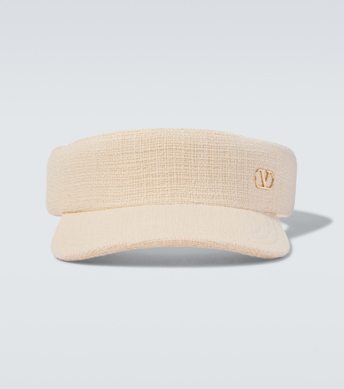 Visor VLogo Signature aus Baumwoll-Canvas | Valentino Garavani