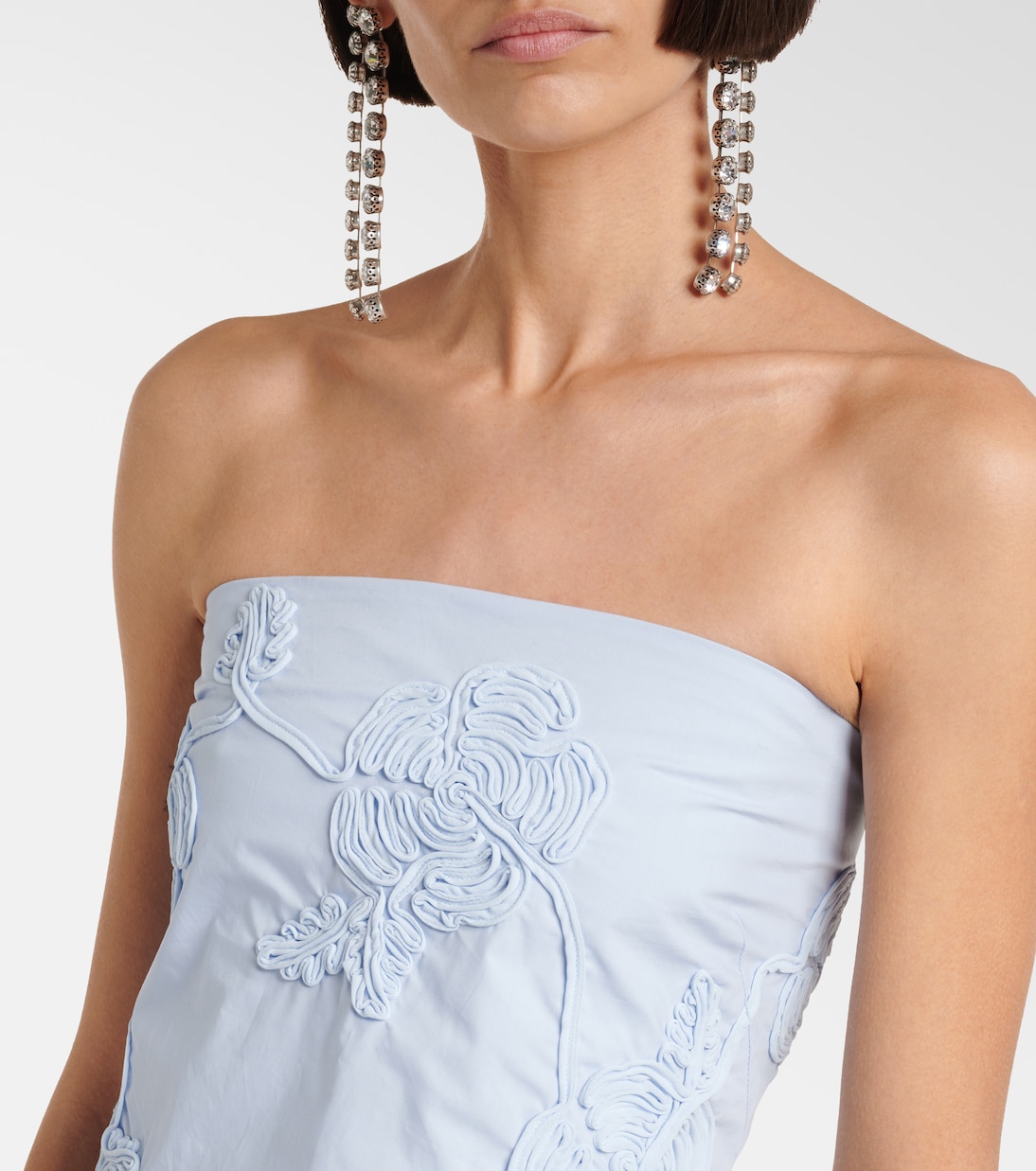 Top Sash en coton à fleurs | Rotate