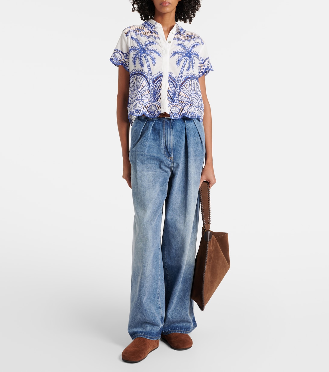 Jeans anchos Sunny de croché | Alanui