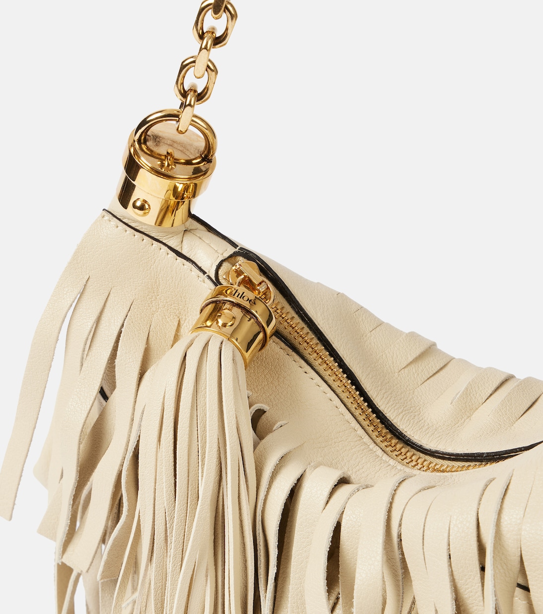 Schultertasche Chloé Foulard Small aus Leder | Chloé