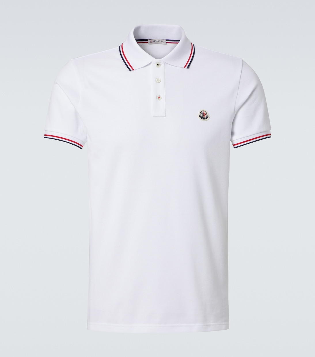 Polo en coton à logo | Moncler
