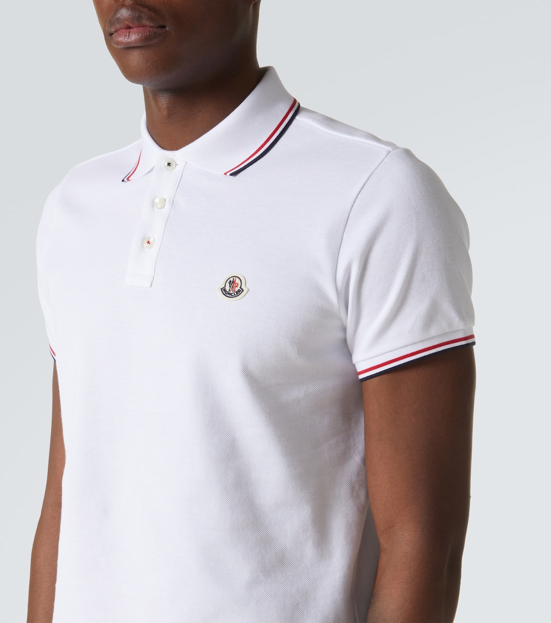 Polo en coton à logo | Moncler
