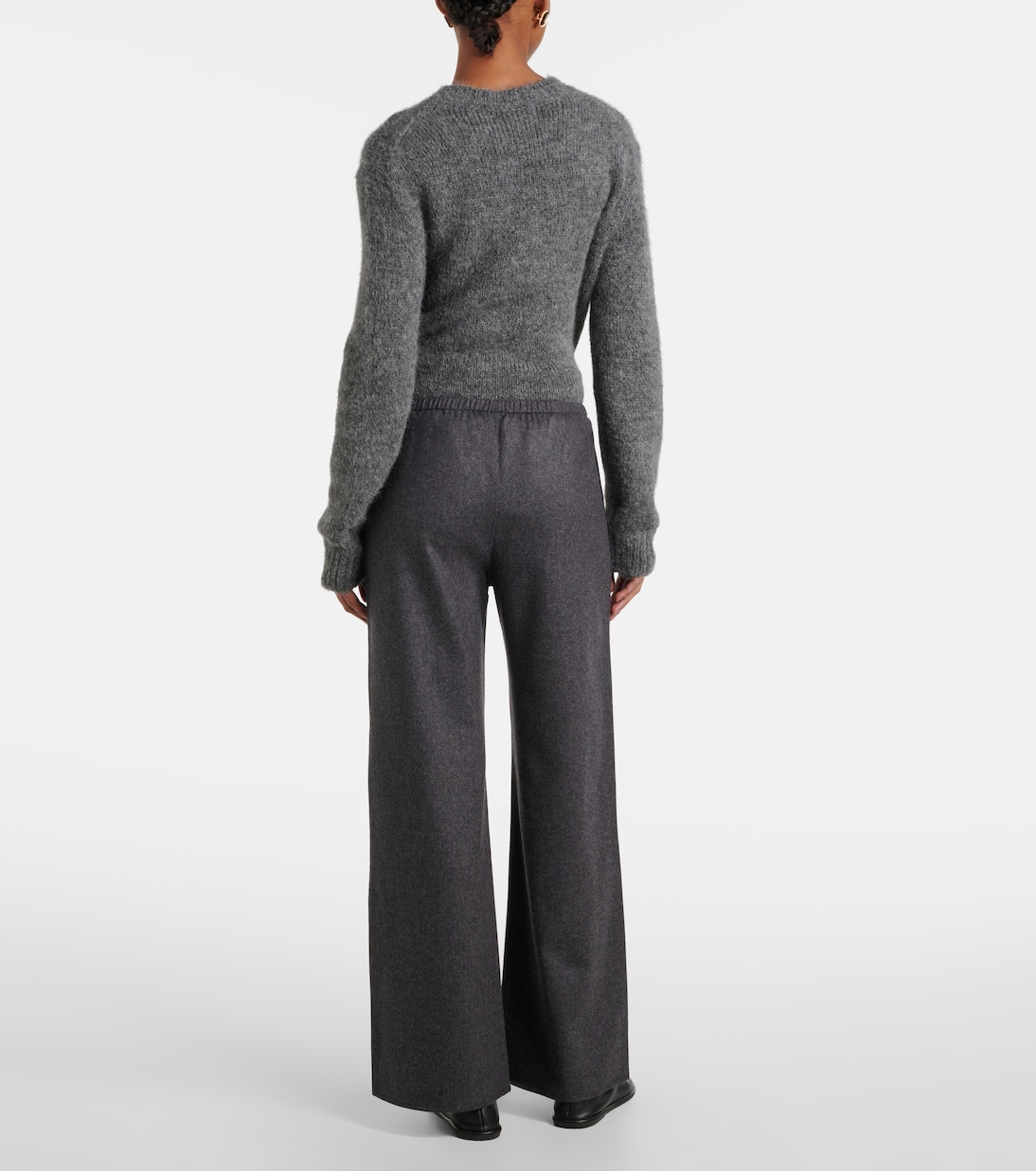 Gerade Hose Austin aus Wolle und Kaschmir | Asceno