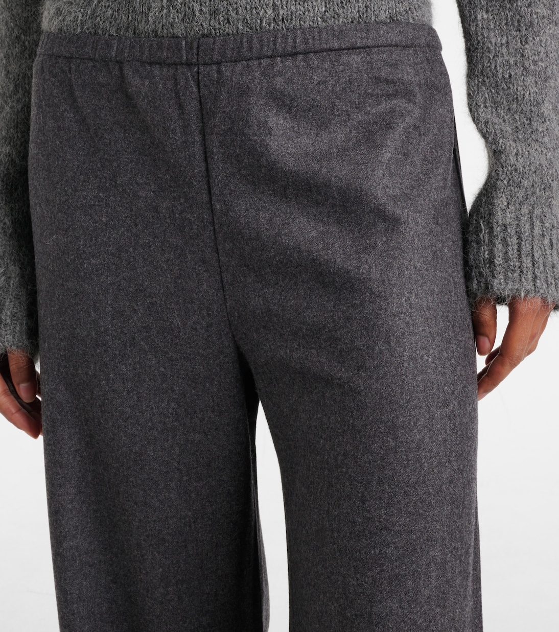 Gerade Hose Austin aus Wolle und Kaschmir | Asceno