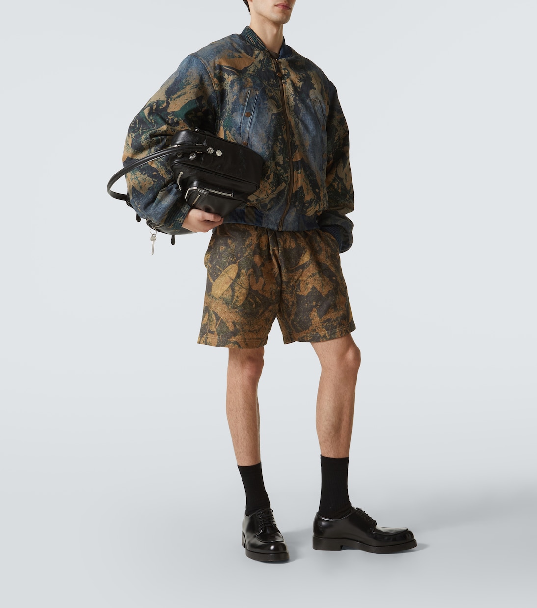 Printed denim bomber jacket | Acne Studios