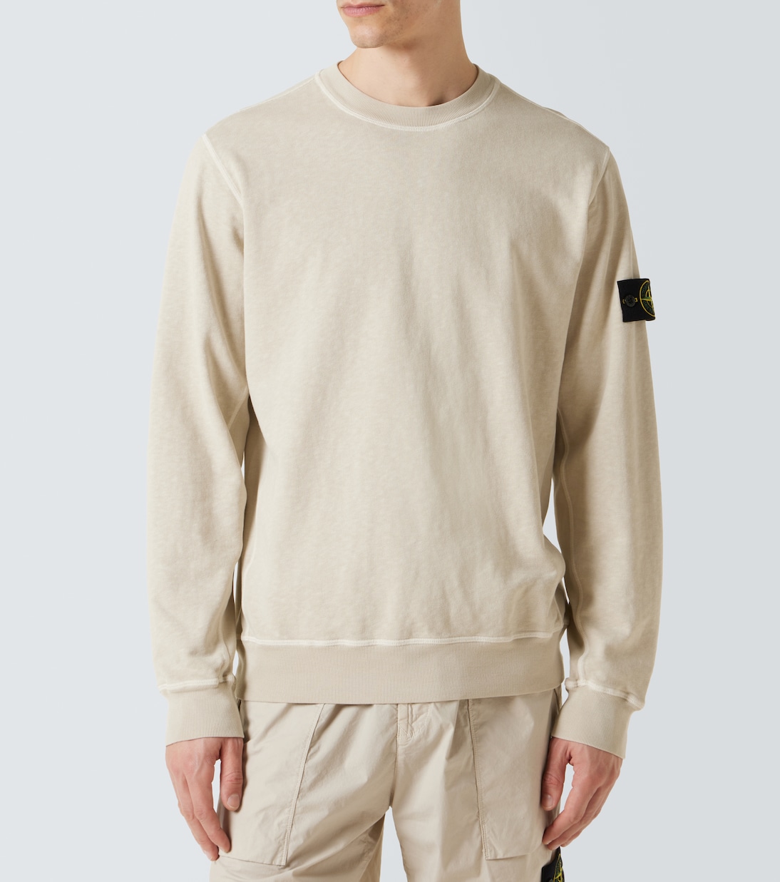 Felpa Compass in jersey di cotone | Stone Island
