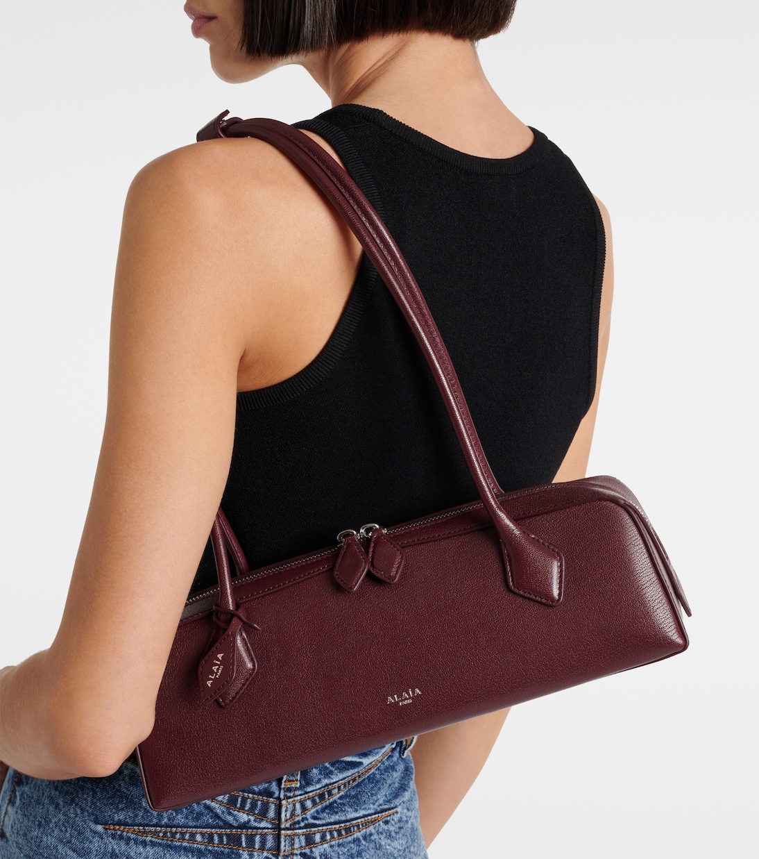 Borsa a spalla Le Teckel Medium in pelle | Alaïa