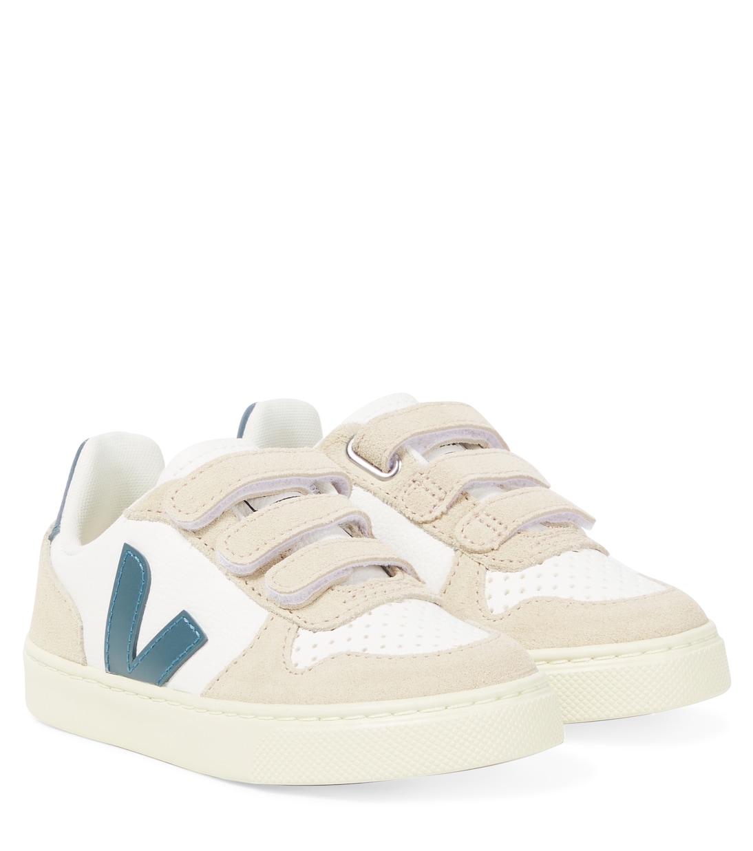Sneakers V-10 aus Leder mit Veloursleder | Veja Kids