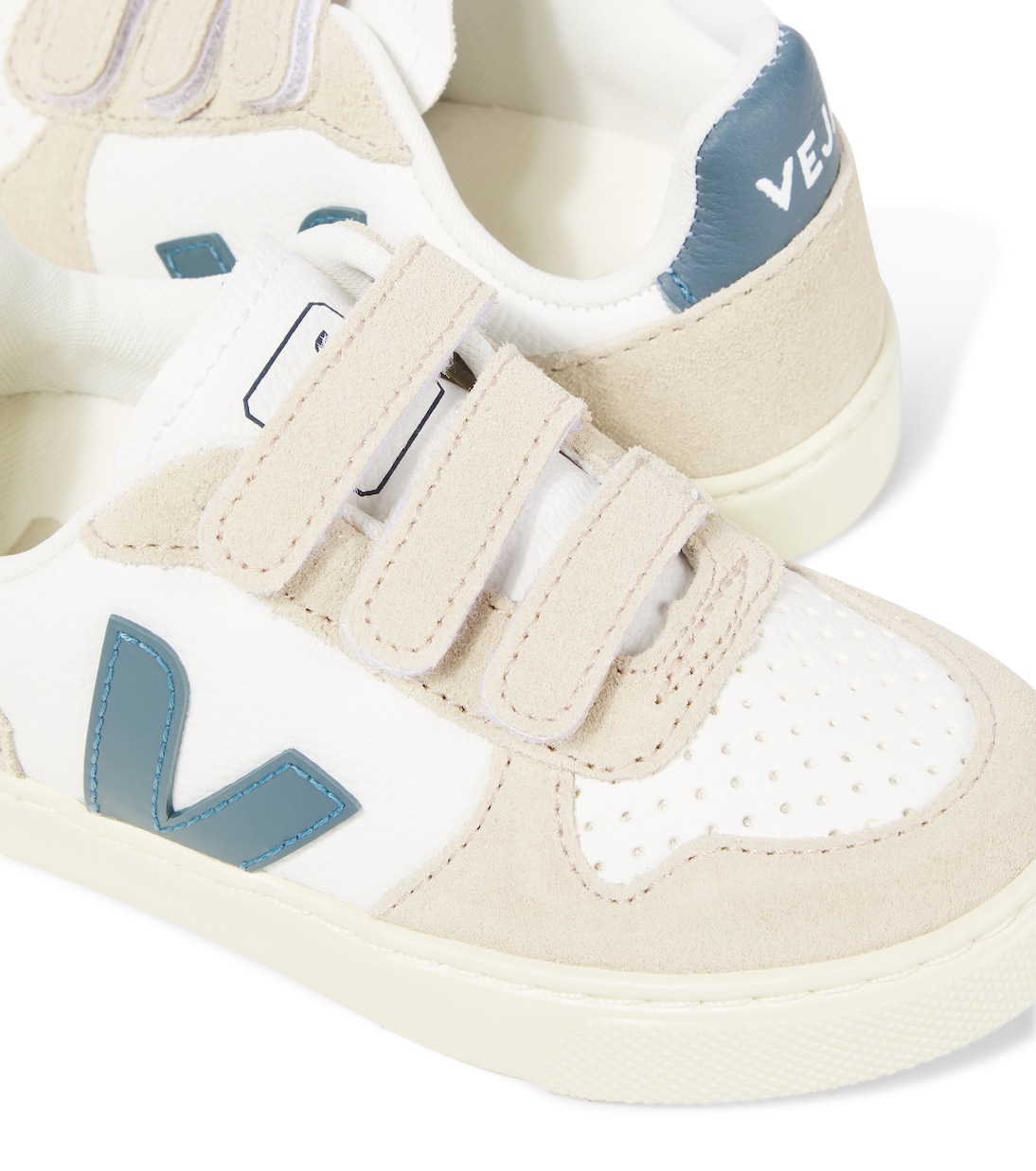 Sneakers V-10 aus Leder mit Veloursleder | Veja Kids