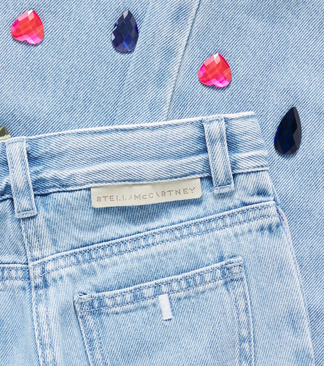 Jeans mit Kristallen | Stella McCartney Kids
