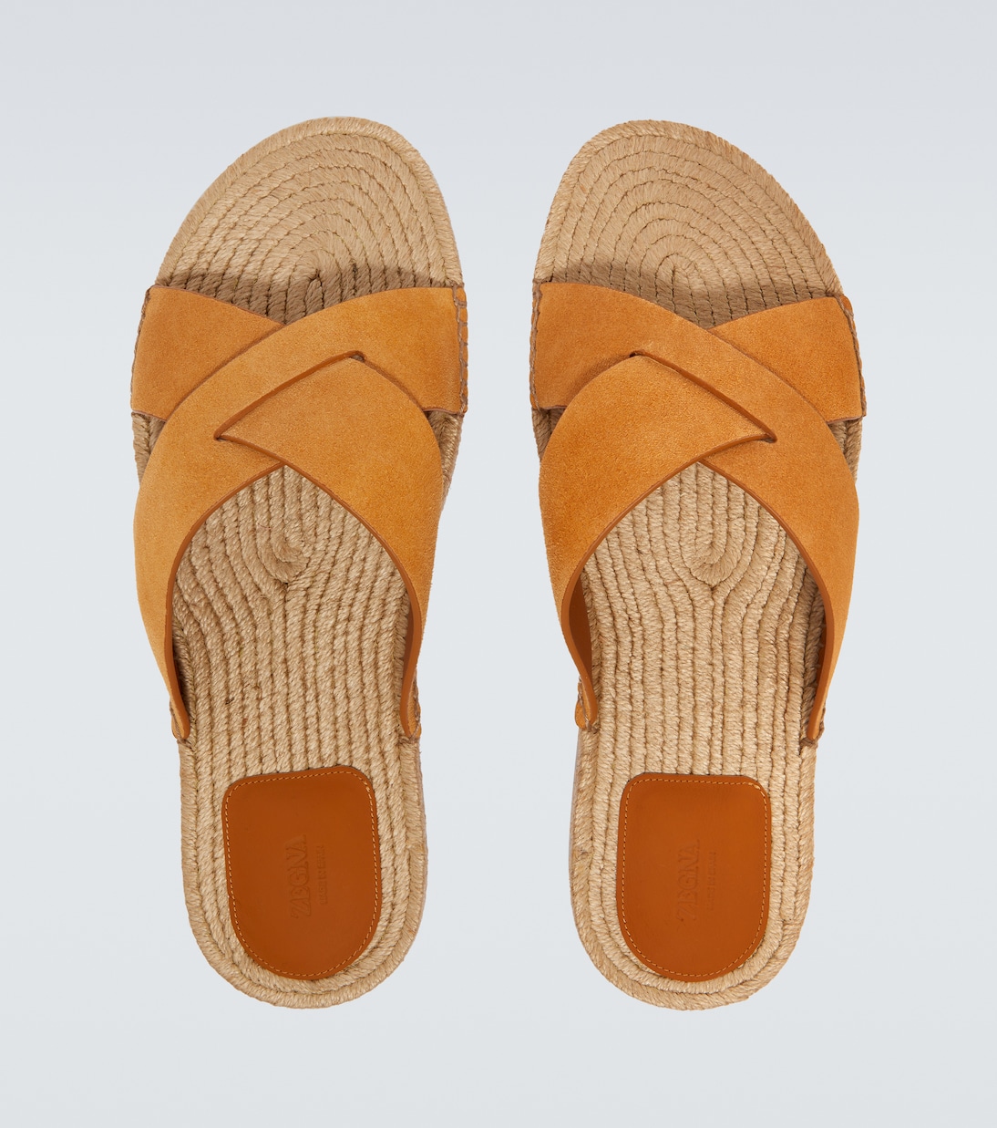 Espadrille-Sandalen aus Veloursleder | Zegna