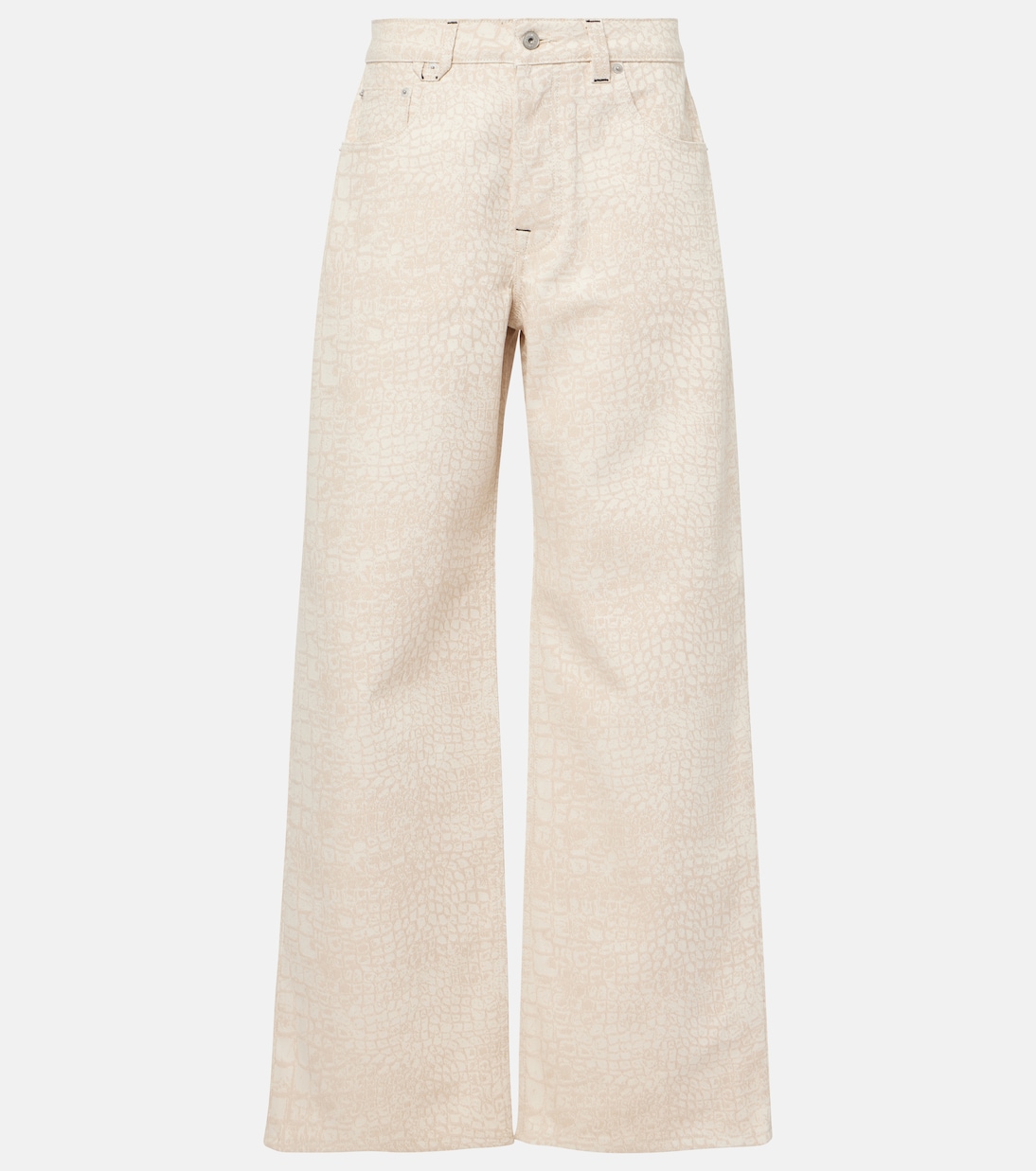 Jeans anchos efecto cocodrilo | Jacquemus