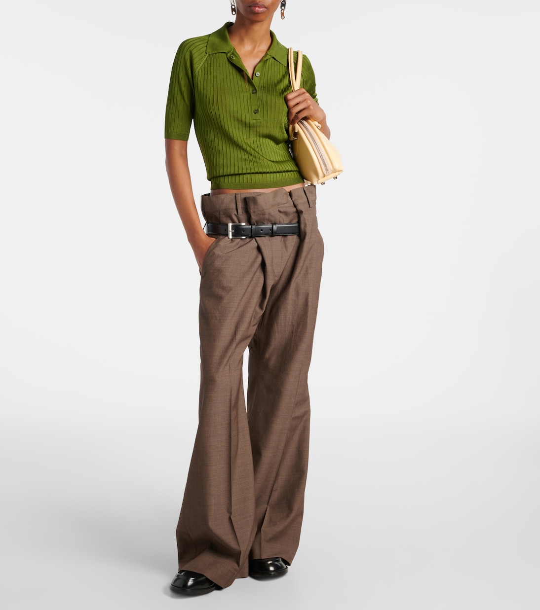Partar wool flared pants | Acne Studios