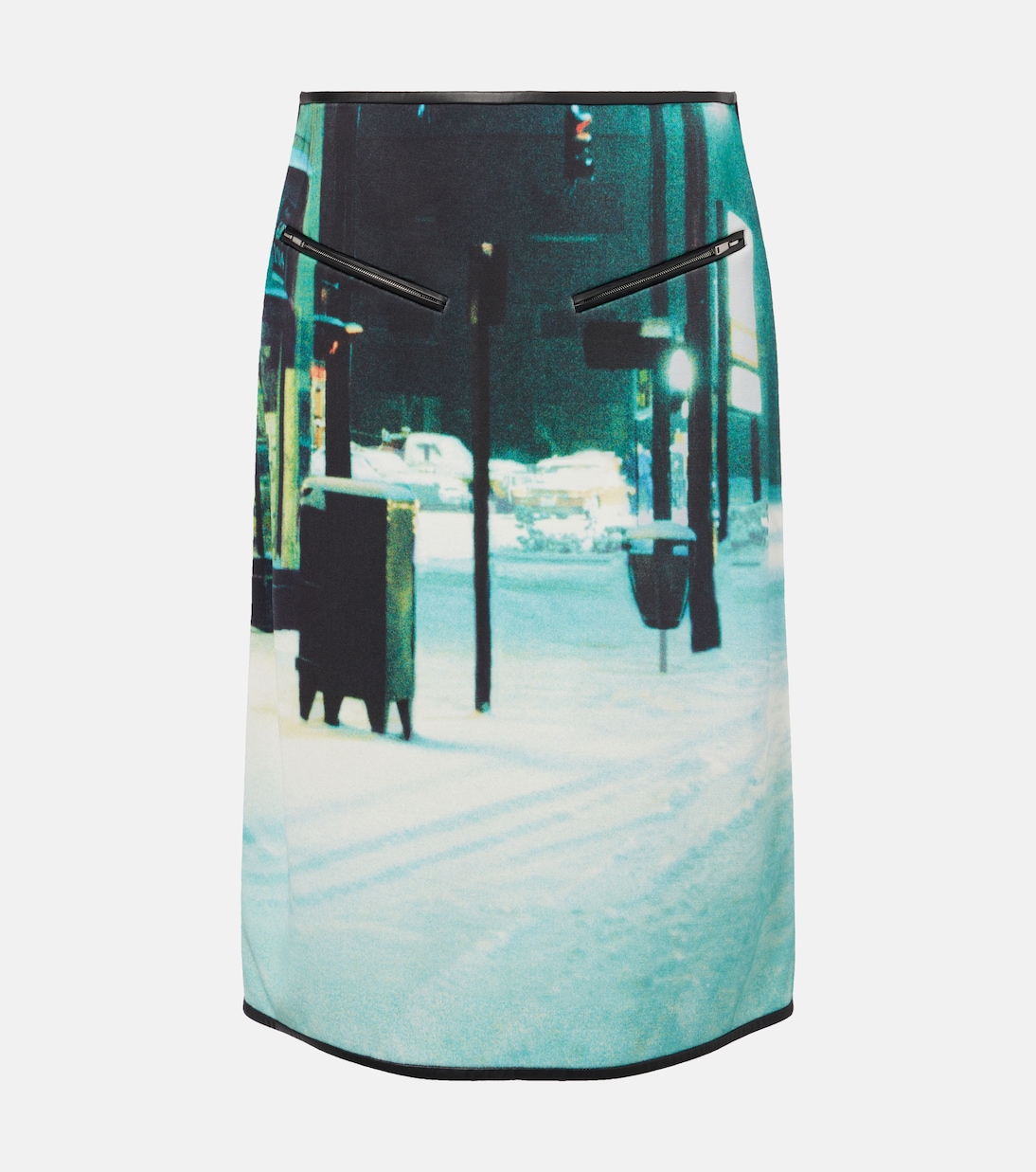 Jupe midi imprimée  | Jil Sander