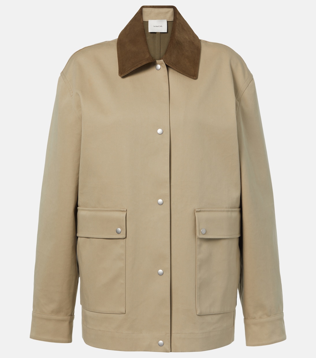 Veste en coton et daim | Vince