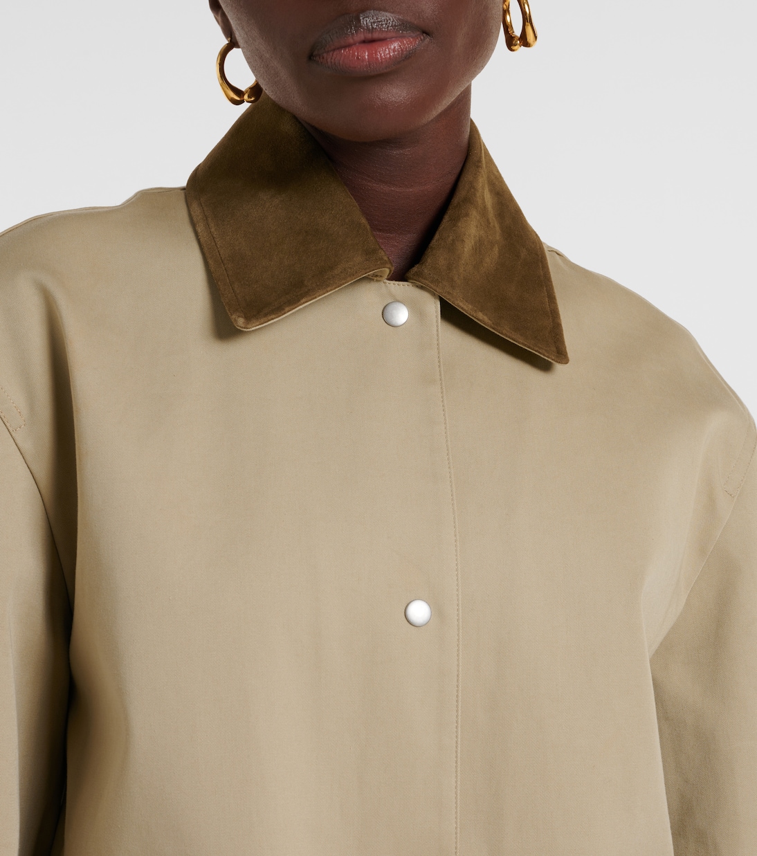 Veste en coton et daim | Vince