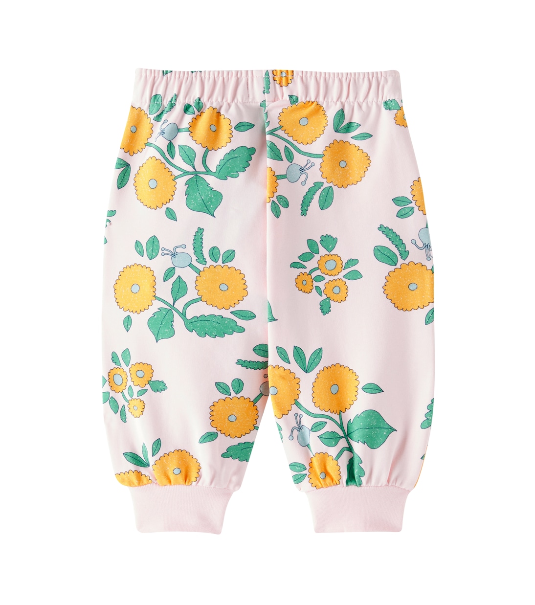 Bébé – Pantalon de survêtement Flowers en coton mélangé | Tinycottons