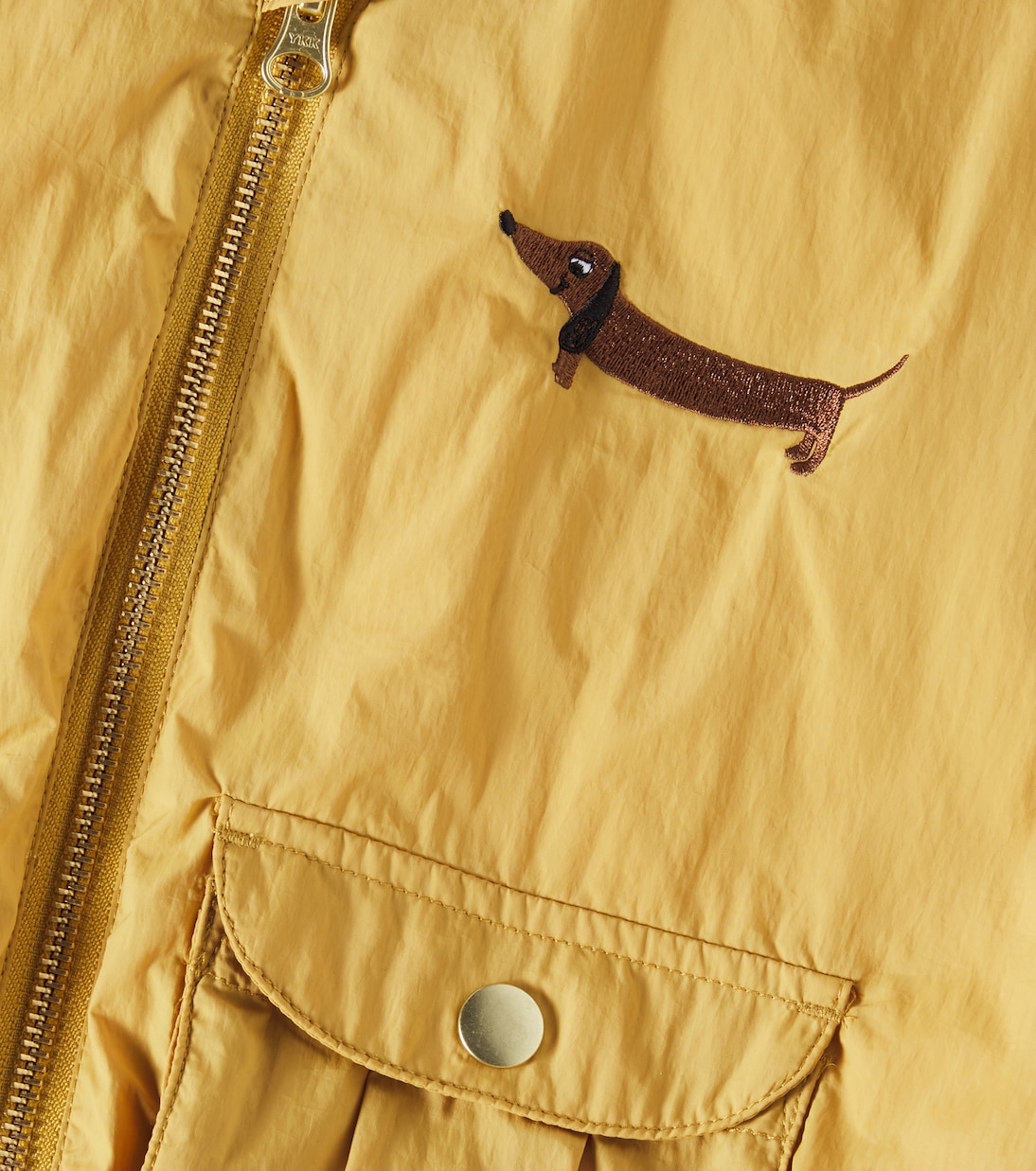 Logo embroidered jacket | Mini Rodini