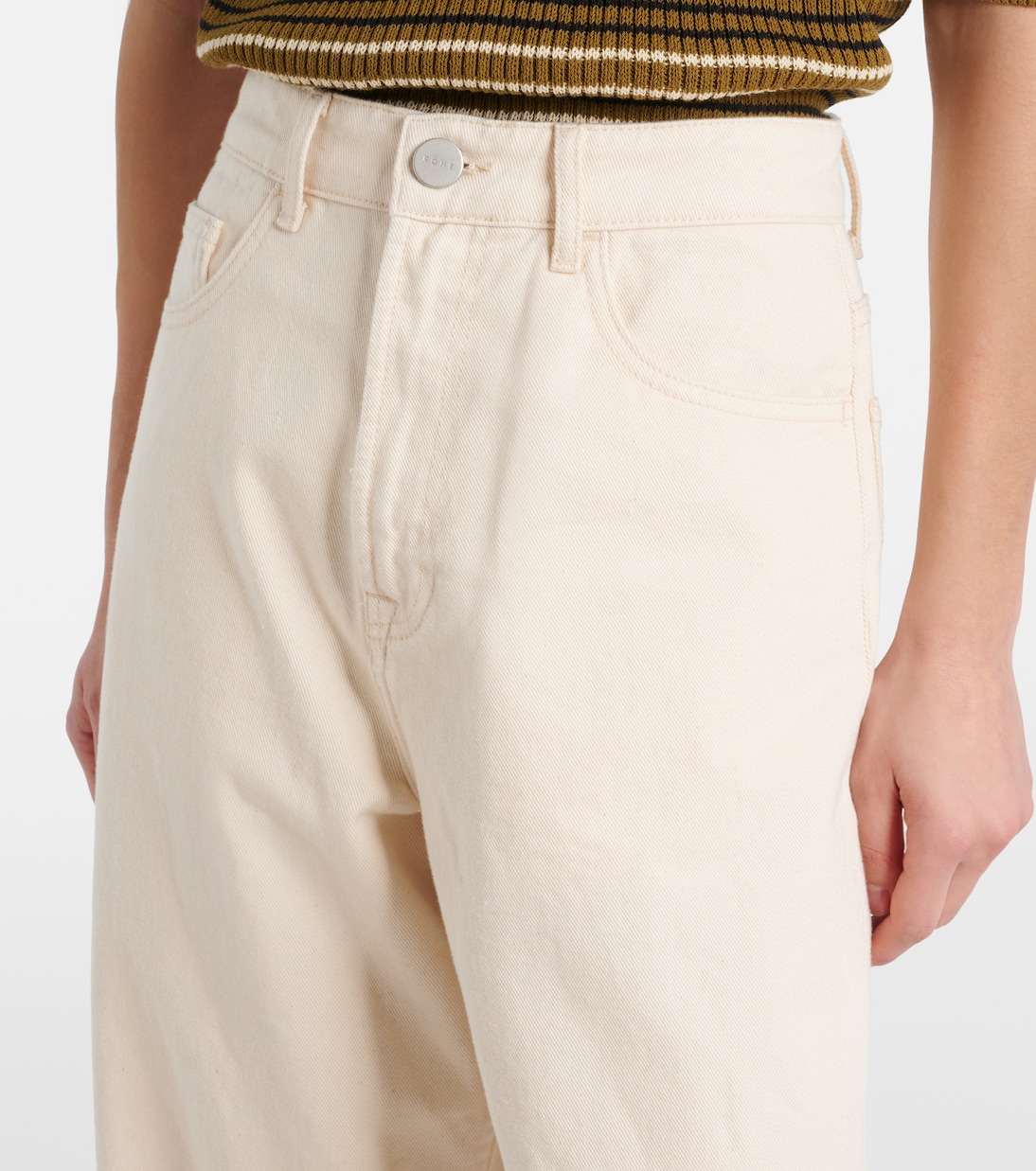 Jeans anchos de tiro alto | Róhe