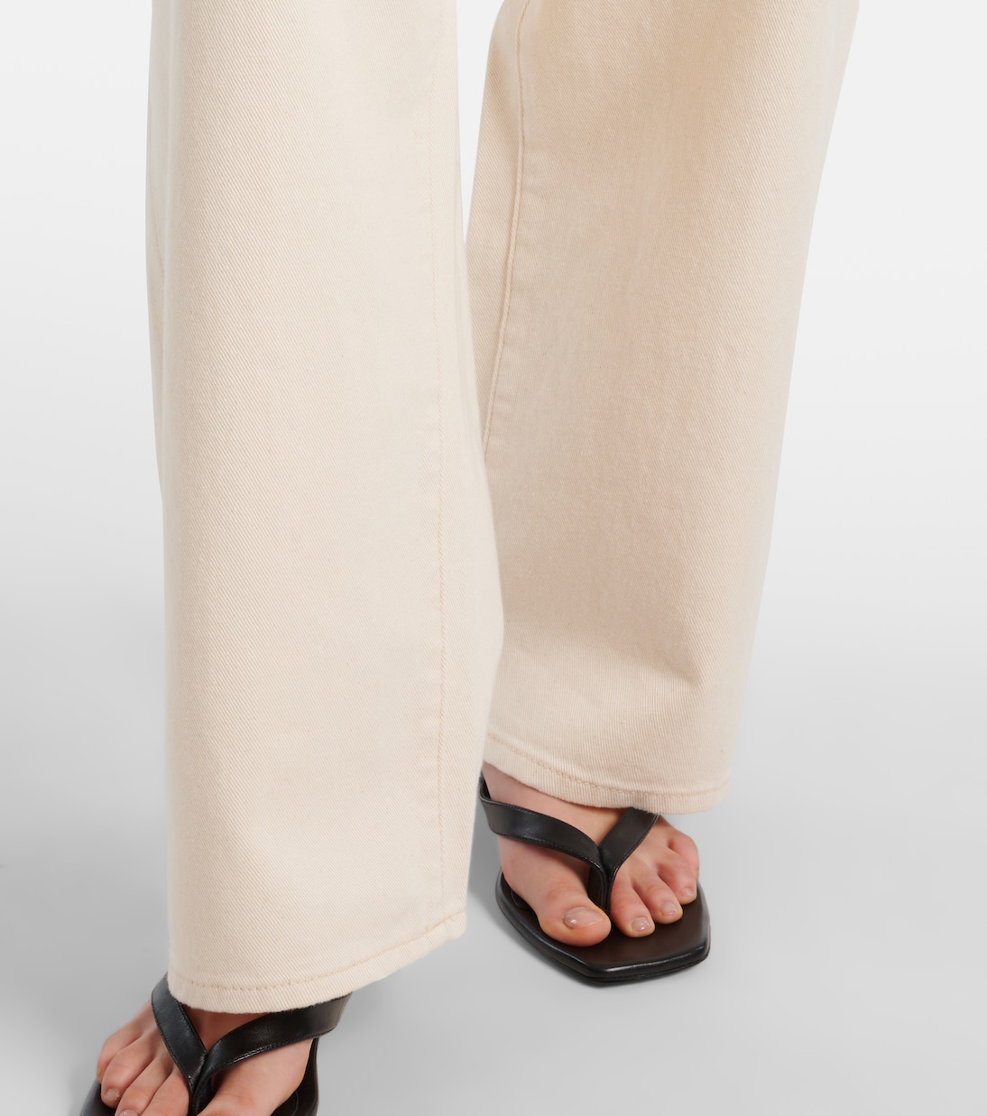 Jeans anchos de tiro alto | Róhe