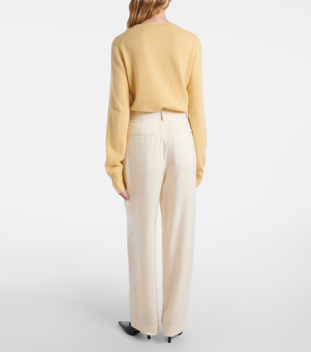 Pantaloni regular a vita alta | Toteme