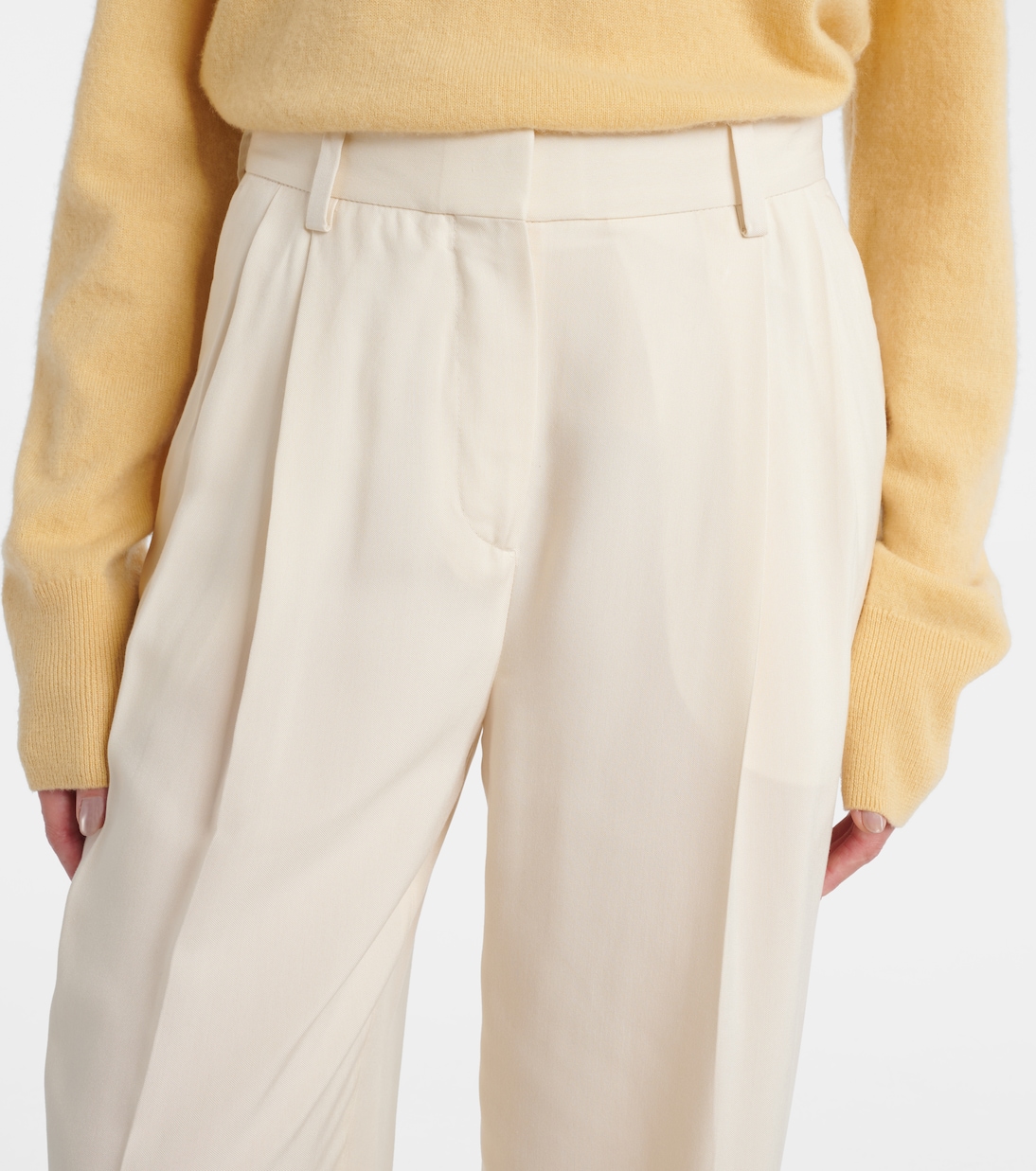 Pantaloni regular a vita alta | Toteme