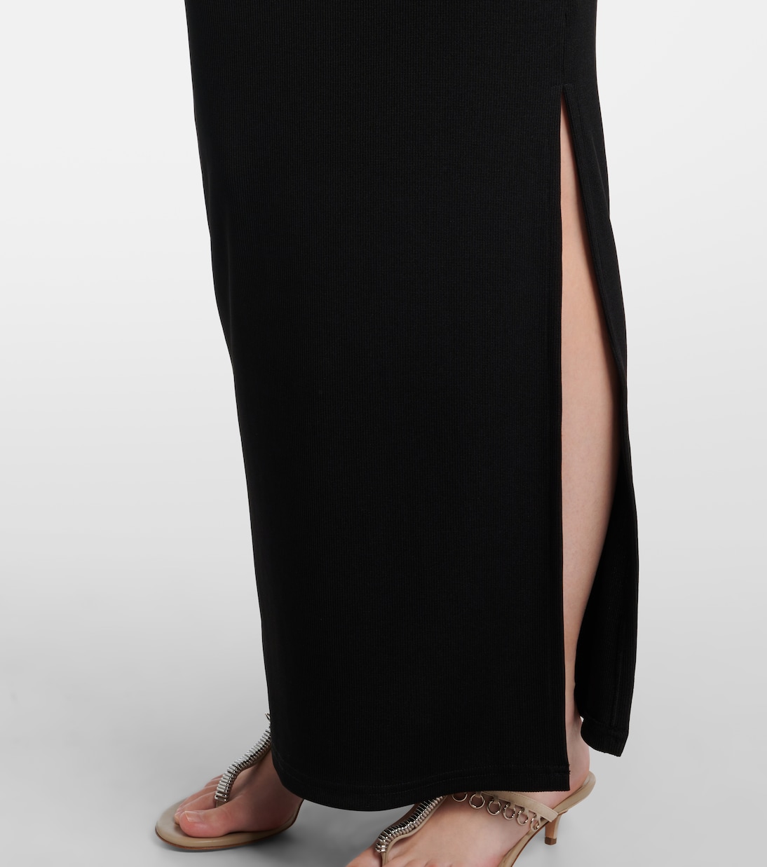 Crystal Pin embellished jersey maxi dress | Christopher Esber
