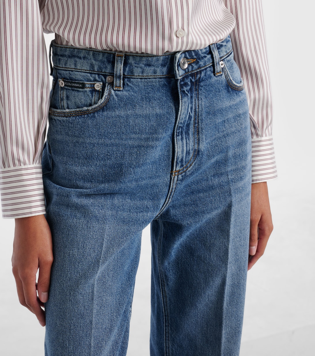 High-rise straight jeans | Dolce&Gabbana