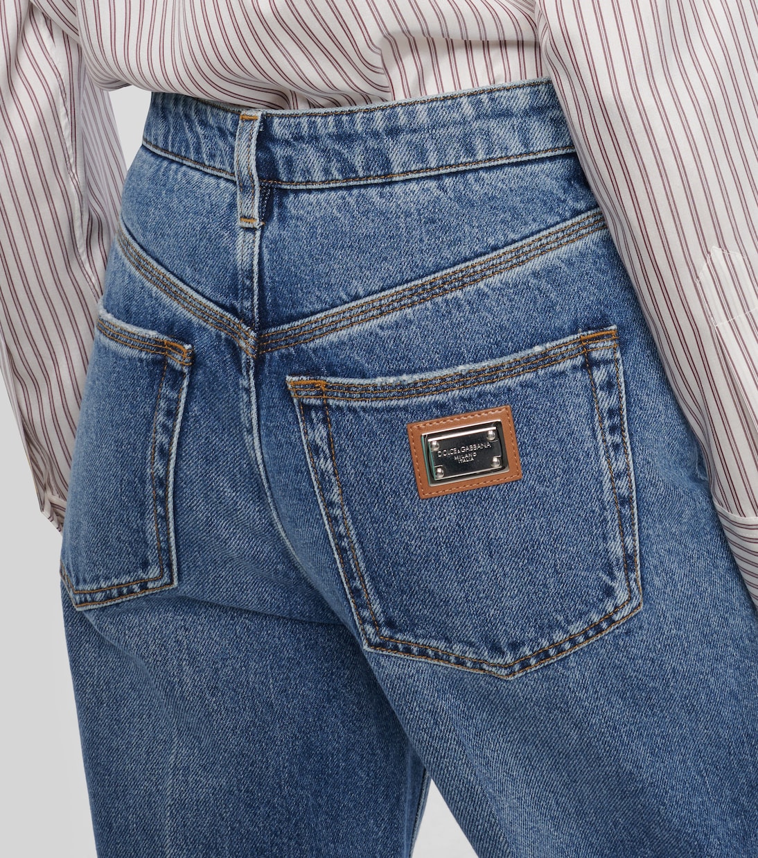High-rise straight jeans | Dolce&Gabbana