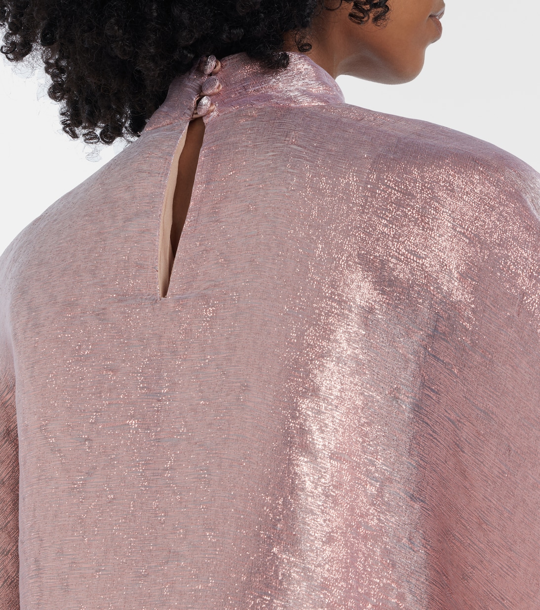 Dallas asymmetric organza kaftan | Taller Marmo