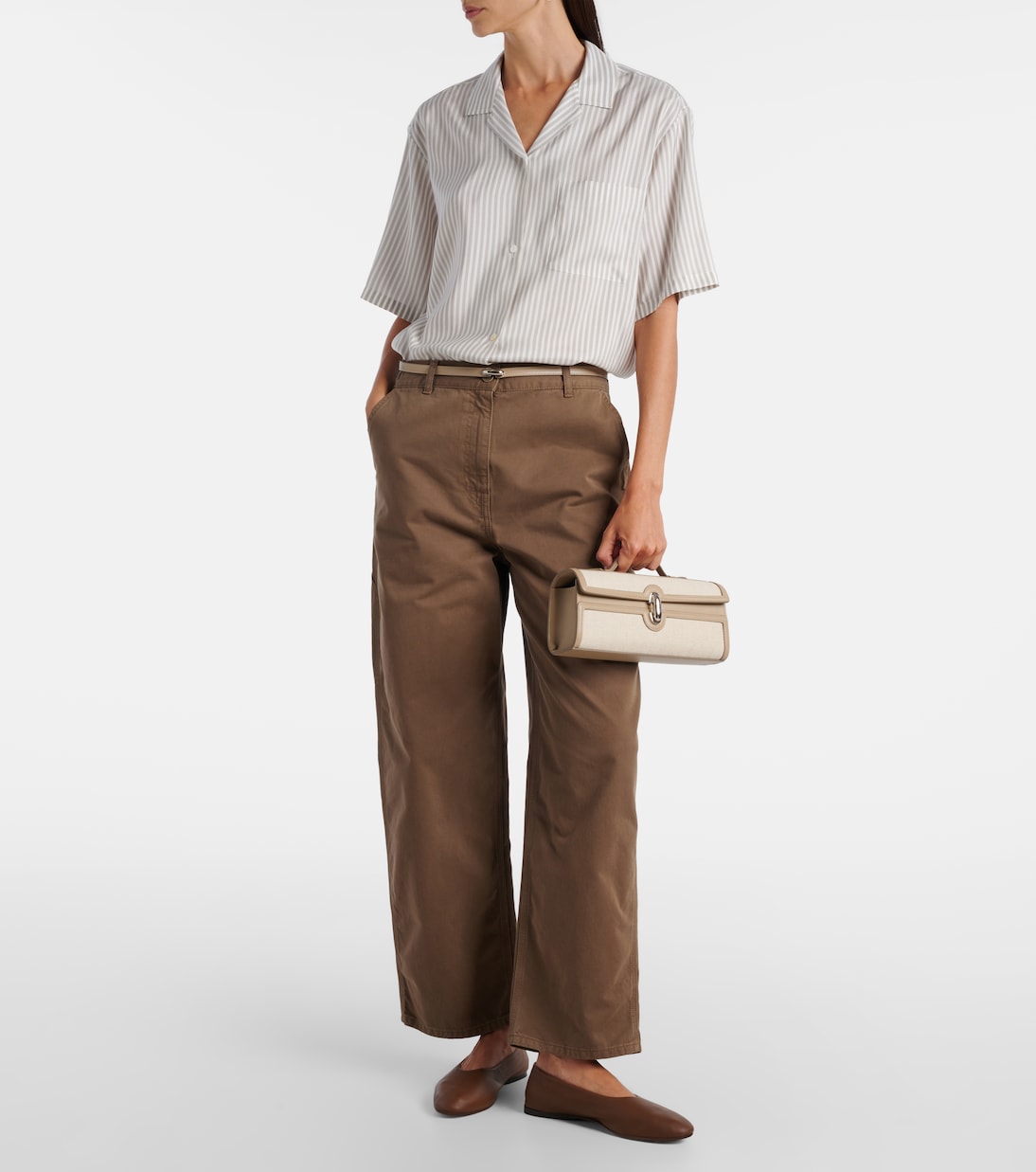 Borsa Slim Symmetry con finiture in pelle | Savette