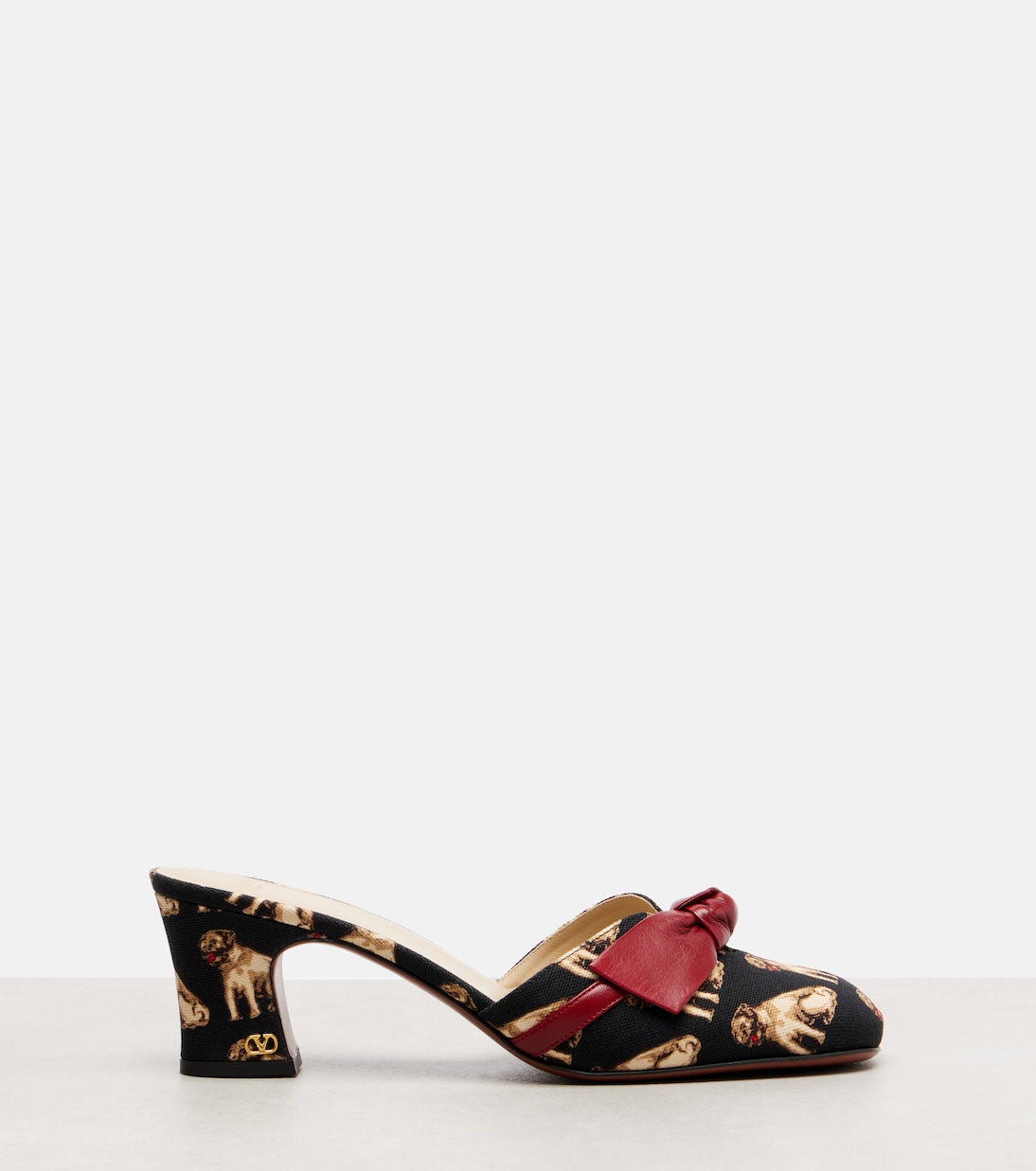 Knotty 60 printed leather mules | Valentino Garavani