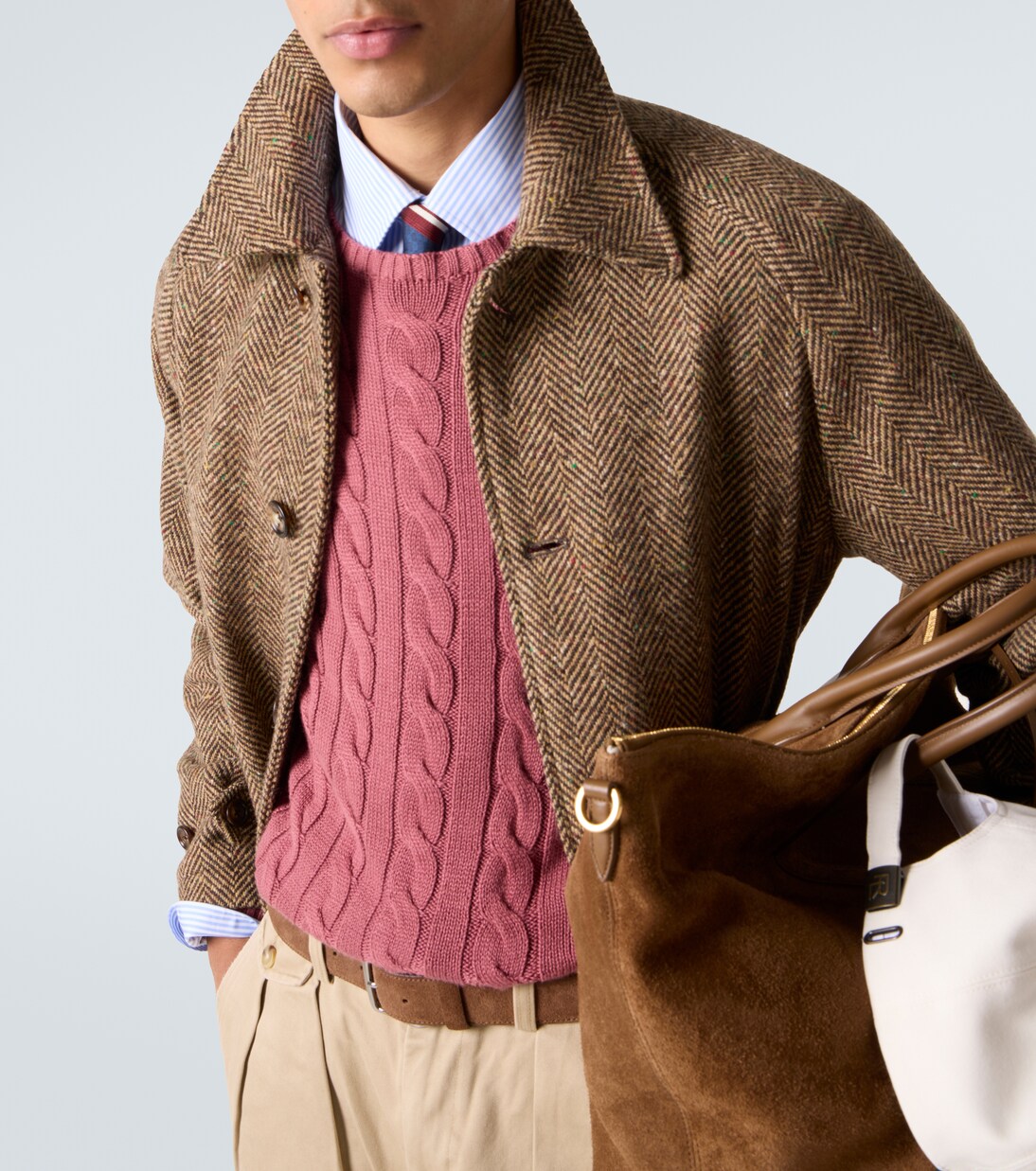 Herringbone wool tweed coat | Polo Ralph Lauren