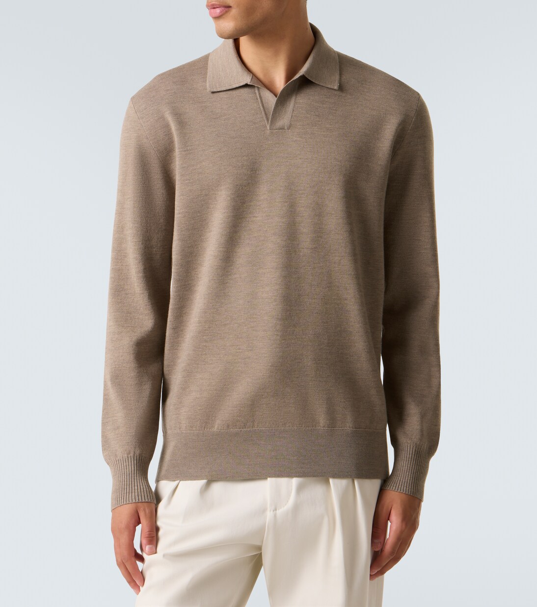 Virgin wool polo sweater | Loro Piana