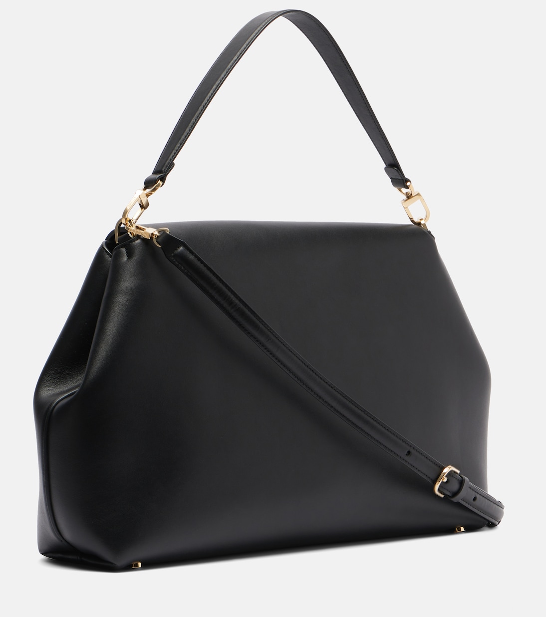 Tote Bag T-Lock Medium aus Leder | Toteme