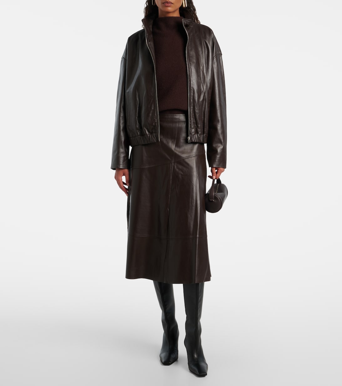 Leather jacket | Yves Salomon