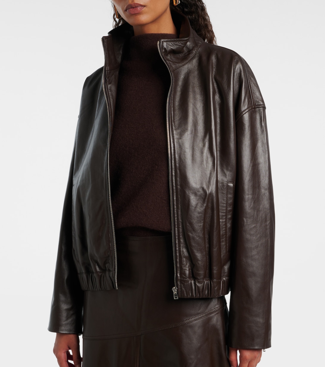 Leather jacket | Yves Salomon
