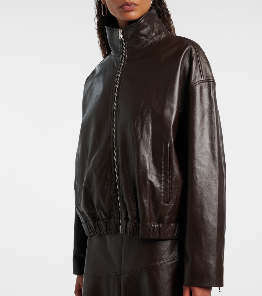Leather jacket | Yves Salomon