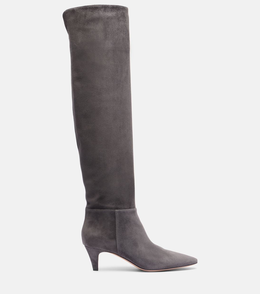 Elise 55 스웨이드 니하이 부츠 | Gianvito Rossi