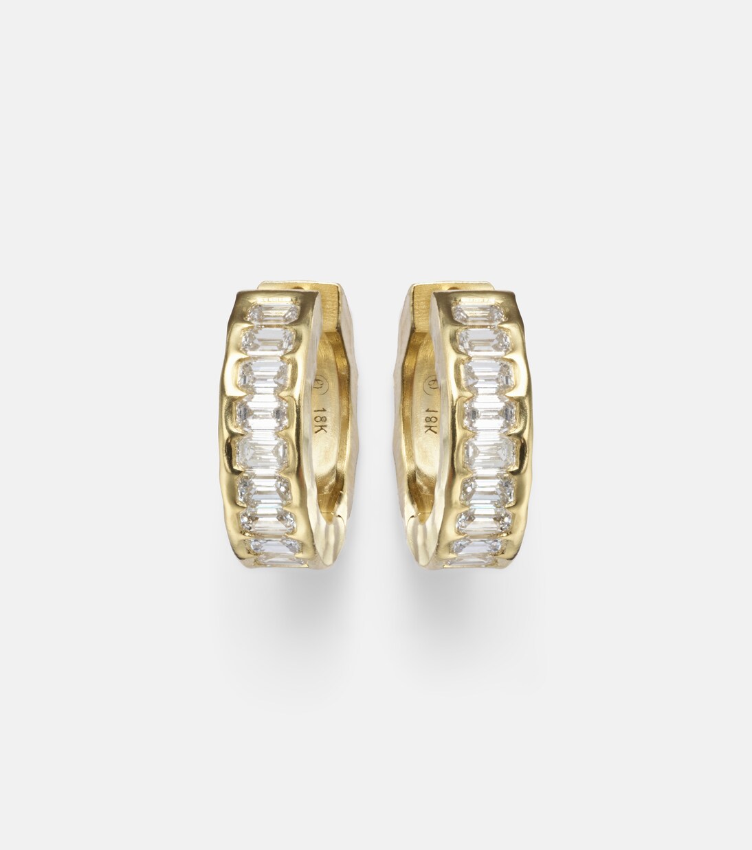 Ivy Eternity 18kt gold earrings with diamonds | Octavia Elizabeth