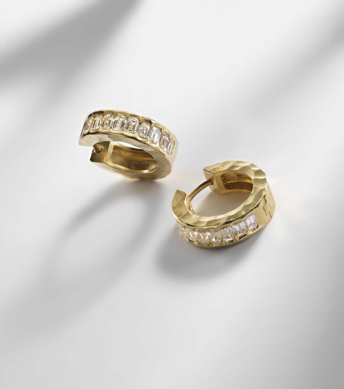 Ivy Eternity 18kt gold earrings with diamonds | Octavia Elizabeth