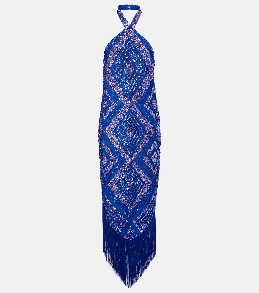 Nina fringed sequined maxi dress | Taller Marmo