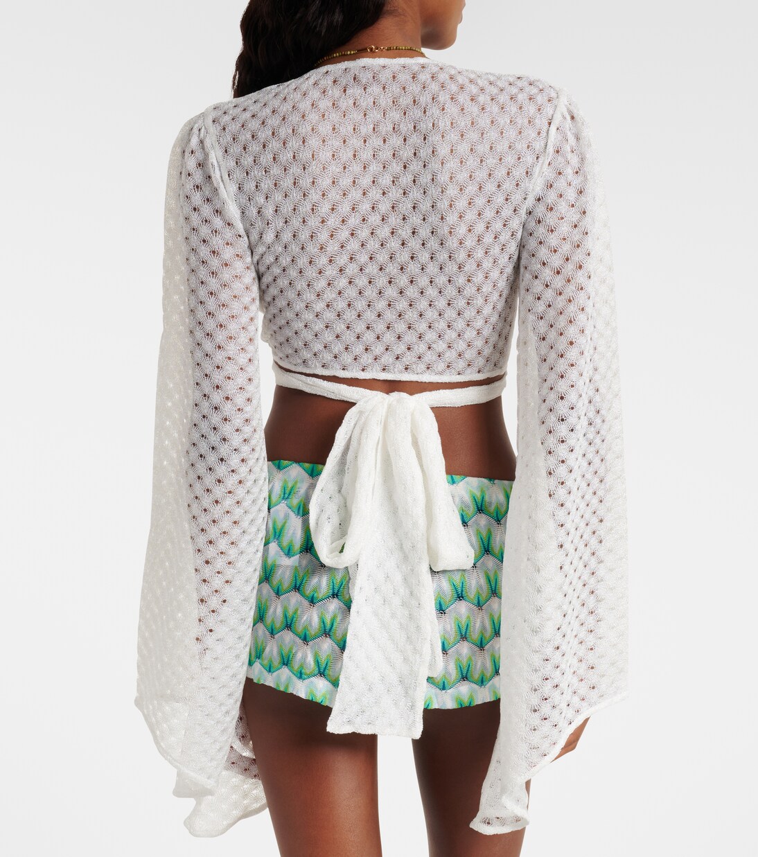 Lamé crop top | Missoni