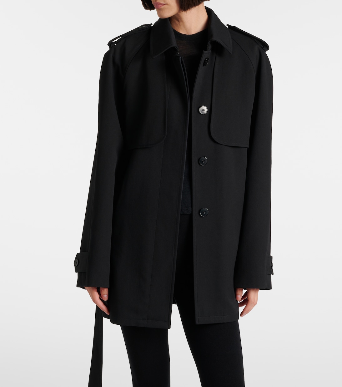 Usuaia belted virgin wool jacket | The Row