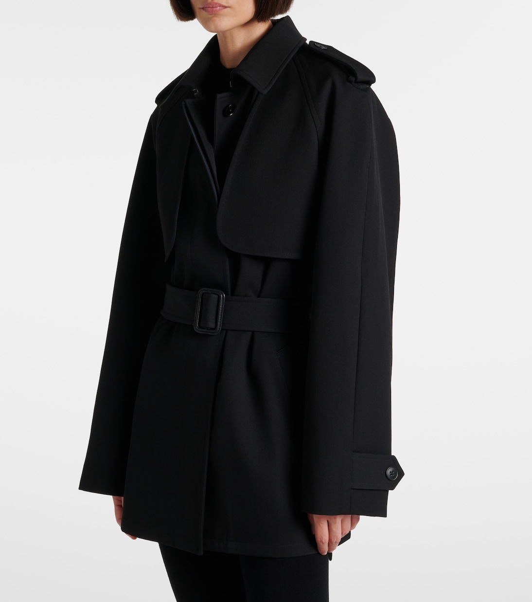 Usuaia belted virgin wool jacket | The Row