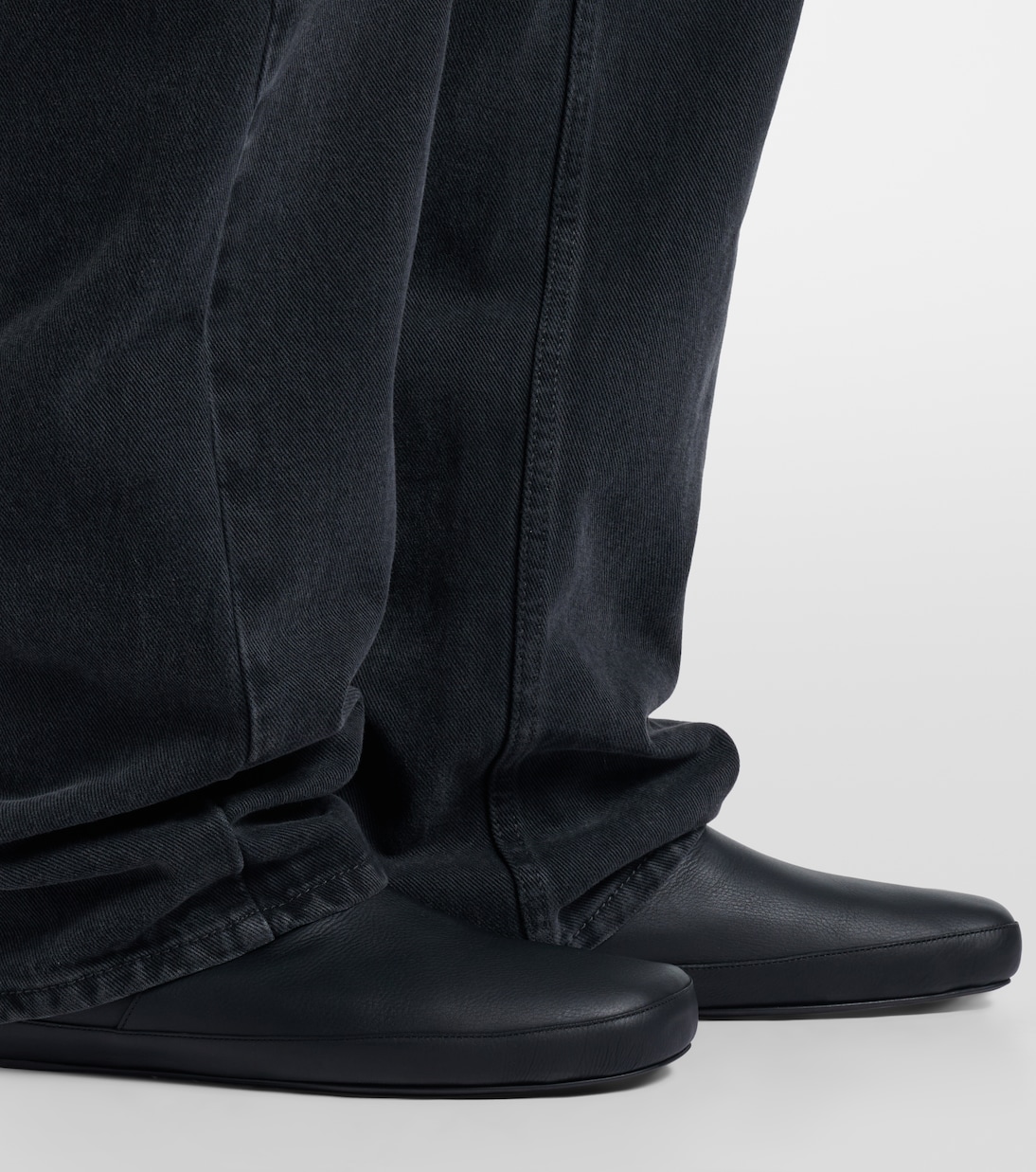 Toni shearling-lined leather ankle boots | The Row